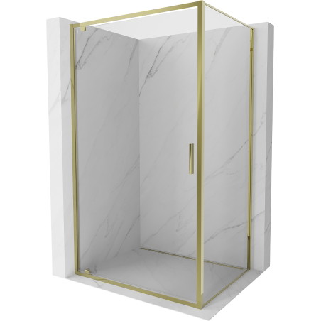 Mexen Exo-BR dušo kabina, varstoma 70 x 75 cm, permatoma, auksinė - 8181-070-075-50-00