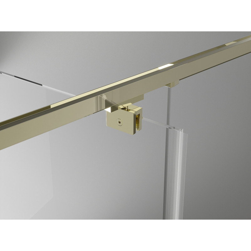 Mexen Exo-BR varstomoji dušo kabina 95 x 80 cm, skaidri, auksinė - 8181-095-080-50-00
