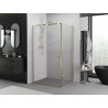 Mexen Exo-BR stacionari dušo kabina 75 x 100 cm, skaidri, auksinė - 8181-075-100-50-00