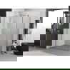 Mexen Exo atveriamas dušo kabina 85 x 100 cm, skaidrus, auksinis - 8181-085-100-50-00