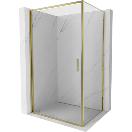 Mexen Exo-B varstoma dušo kabina 75 x 80 cm, skaidrus, auksinė - 817-075-080-50-00