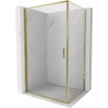 Mexen Exo-B varstoma dušo kabina 100 x 90 cm, permatoma, auksinė - 817-100-090-50-00