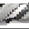 Mexen Exo dušo kabinos durys 80 x 95 cm, permatomos, aukso spalvos - 817-080-095-50-00