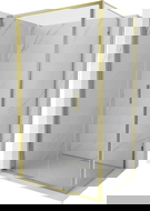 Mexen Exo sulankstoma dušo kabina 80 x 85 cm, permatomas, auksinė - 816-080-085-50-00