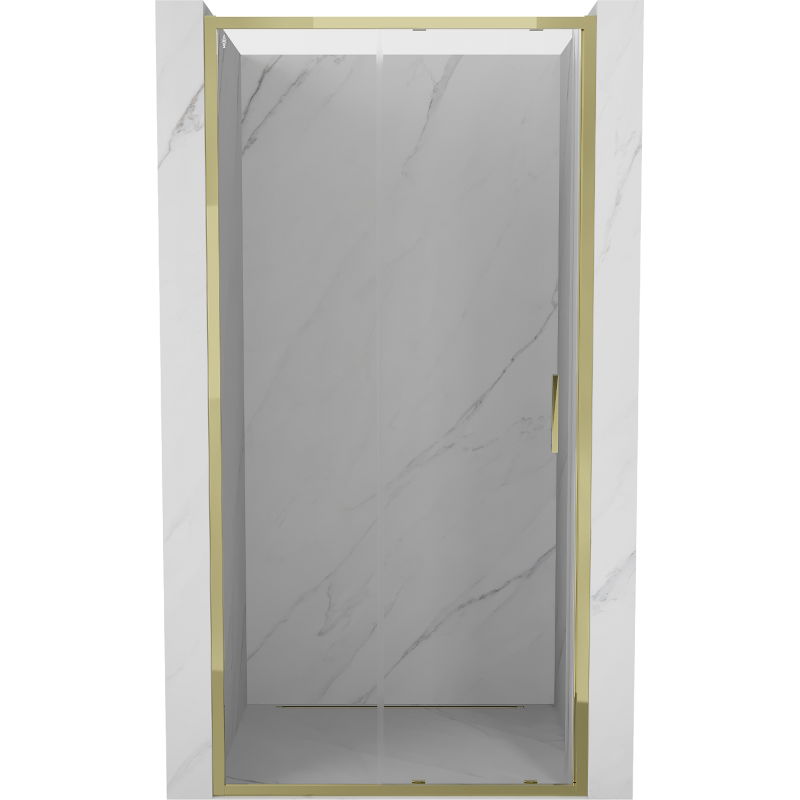 Mexen Exo stumdomos dušo durys 95 cm, skaidrios, auksinės - 8151-095-000-50-00