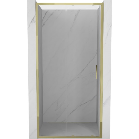 Mexen Exo-S stumdomos dušo durys 115 cm, permatomos, auksinės - 8151-115-000-50-00