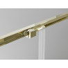 Mexen Exo-S 120 cm slydimo dušo durys, skaidrios, auksinės - 8151-120-000-50-00