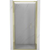 Mexen Exo-F sulankstomos dušo durys 80 cm, skaidrios, auksinės - 816-080-000-50-00