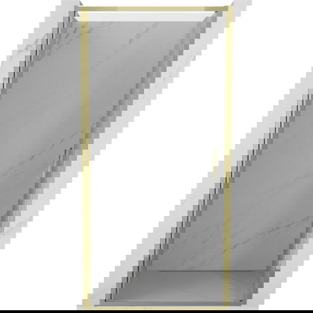 Mexen Exo atveriamos dušo durys 60 cm, skaidrios, auksinės - 817-060-000-50-00