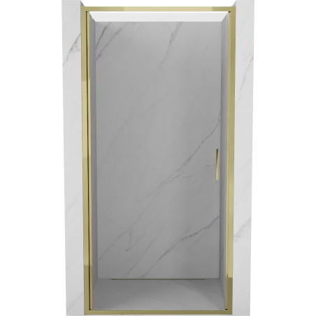 Mexen Exo-B voniaus durys, atidaromos 65 cm, permatomos, auksinės - 817-065-000-50-00
