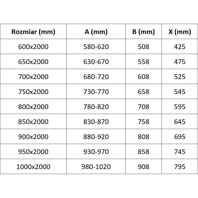 Mexen Exo dušų durys varstomos 60 cm, skaidrios, auksinės - 8181-060-000-50-00
