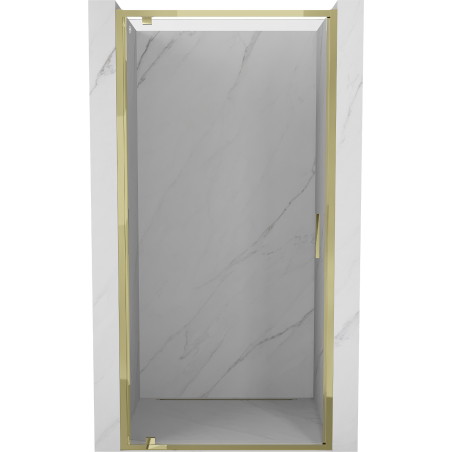 Mexen Exo-BR varstomos dušo durys 95 cm, skaidrios, auksinės - 8181-095-000-50-00