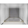 Mexen Exo-BR Duo dvivėrės dušo durys 80 cm, skaidrios, auksinės - 8182-080-000-50-00