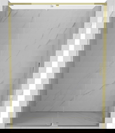 Mexen Exo atsiveriančios dušo durys 160 cm, skaidrios, auksinės - 819-160-000-50-00