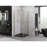 Mexen Exo stumdomas dušo kabinas 95 x 95 cm, skaidrus, auksinis - 8151-095-095-50-00