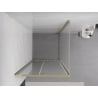 Mexen Exo stumdomas dušo kabinas 95 x 95 cm, skaidrus, auksinis - 8151-095-095-50-00