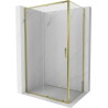 Mexen Exo-S stumdomas dušo kabina 140 x 95 cm, permatomas, auksinė - 8151-140-095-50-00