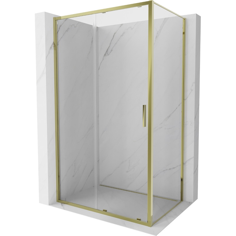 Mexen Exo-S stumdomas dušo kabinas 150 x 95 cm, permatomas, auksinis - 8151-150-095-50-00