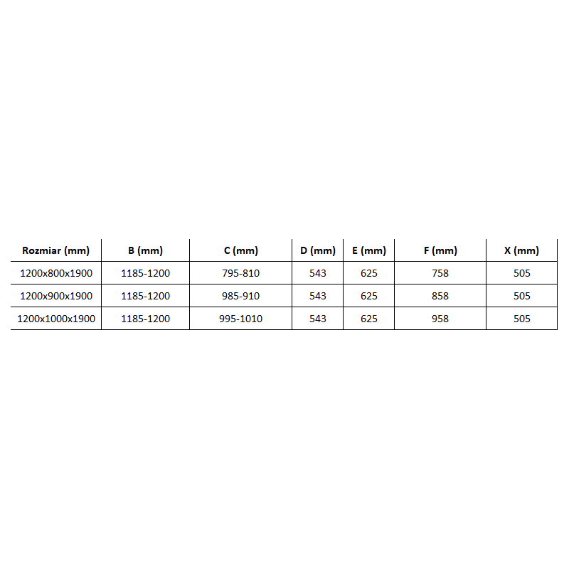 Mexen Omega 120 x 80 cm stumdomas dušo kabina, skaidri, juoda + Flat padėklas, juodas - 825-120-080-70-00-4070B