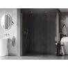 Mexen Kioto-X daugiafunkcinė dušo siena Walk-in 80 x 200 cm, skaidri 10 mm, auksinė šlifuota - 800-080-101-55-00-X