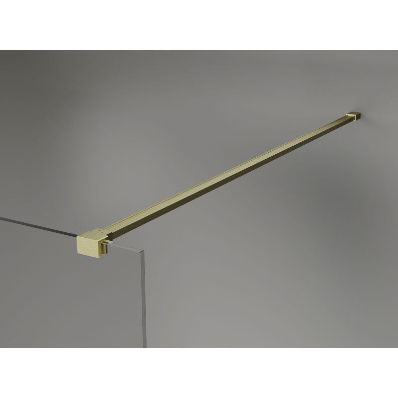 Mexen Kioto-X dušo sienelė Walk-in 150 x 200 cm, skaidri 10 mm, auksinė šlifuota - 800-150-101-55-00-X