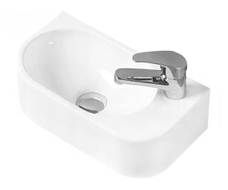 Mexen Viera stalviršio kairysis praustuvas 40 x 21 cm, baltas - 21274000L