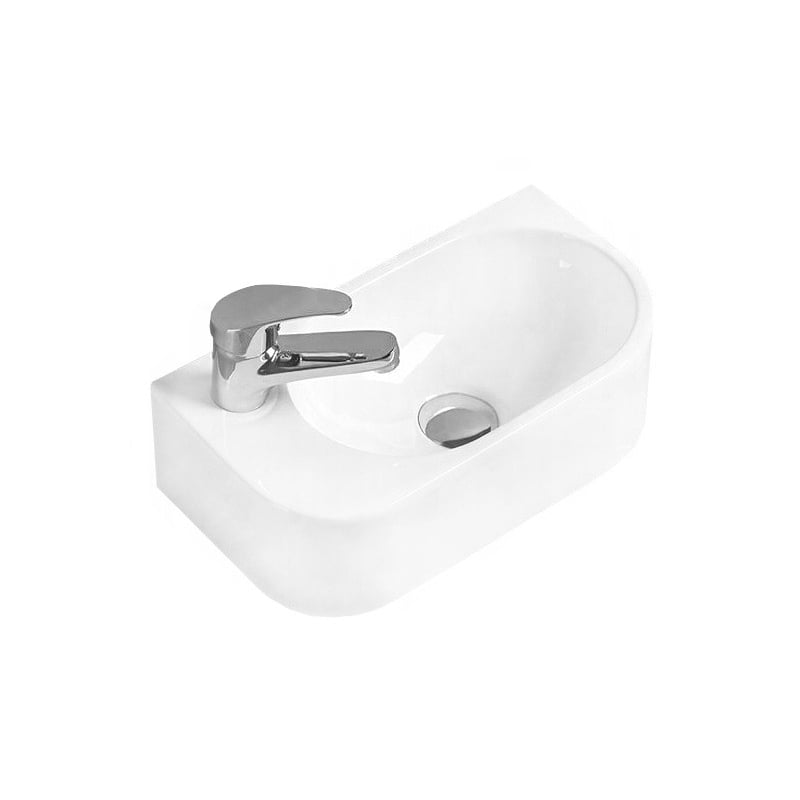 Mexen Viera praustuvo dubuo dešinysis 40 x 21 cm, baltas 21274000R