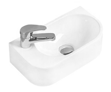 Mexen Viera prausiaujama ant stalviršio 40 x 21 cm, balta - 21274000R