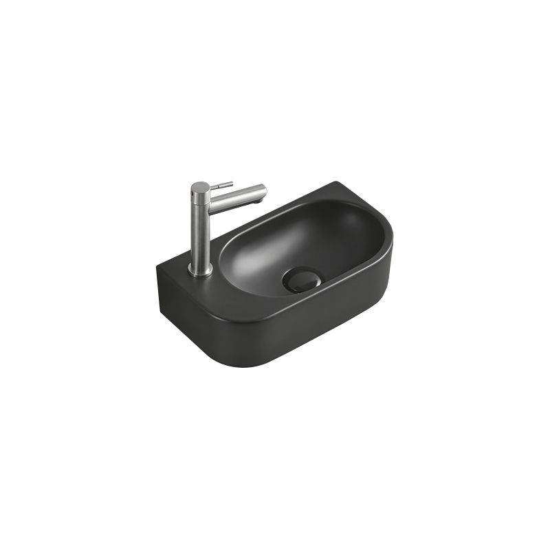 Mexen Viera praustuvo dubuo, 40 x 21 cm, juodas matas - 21274085R