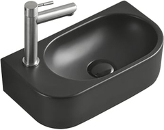 Mexen Viera praustuvo dubuo, 40 x 21 cm, juodas matas - 21274085R