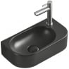 Mexen Viera stalviršio praustuvas kairysis 40 x 21 cm, juodas matinis - 21274085L