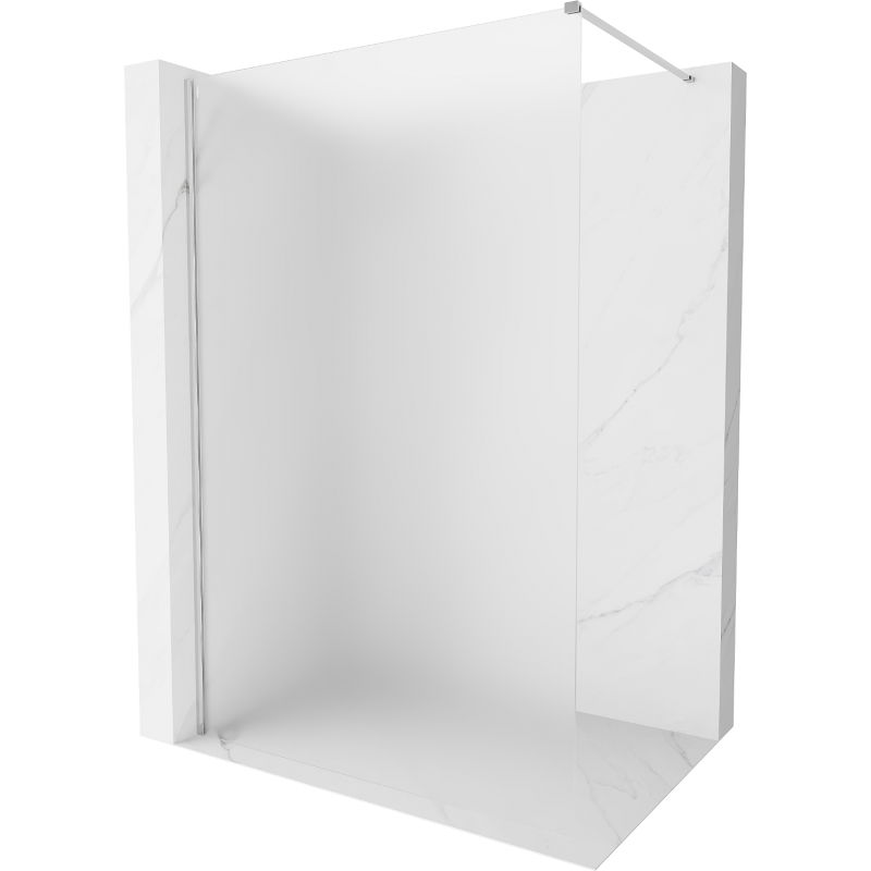 Mexen Kioto-X dušo sienelė Walk-in 60 x 200 cm, matinis 10 mm, chromas - 800-060-101-01-30-X
