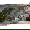 Mexen Omega stumdoma dušo kabina 100 x 90 cm, Grafito, Chromo + dušo padėklas Flat, Juoda - 825-100-090-01-40-4070