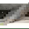 Mexen Omega stumdoma dušo kabina 100 x 90 cm, Grafito, Chromo + dušo padėklas Flat, Juoda - 825-100-090-01-40-4070