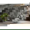 Mexen Omega stumdoma dušo kabina 100 x 90 cm, Grafito, Chromo + dušo padėklas Flat, Juoda - 825-100-090-01-40-4070