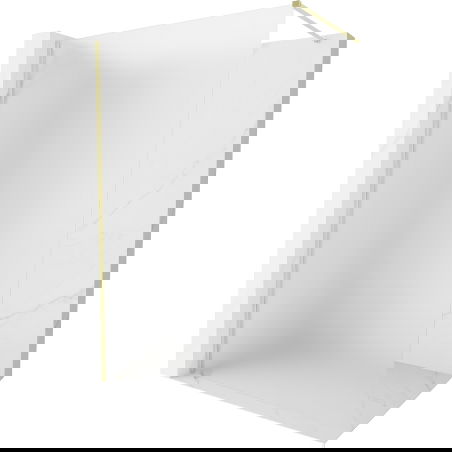 Mexen Kioto-X dušo sienelė Walk-in 100 x 200 cm, matinė 10 mm, auksinė matinė - 800-100-101-55-30-X