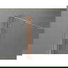 Mexen Kioto-X vaikščiojamoji dušo siena 60 x 200 cm, matinis 10 mm, šepečiu valyta varis - 800-060-101-65-30-X