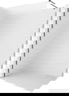 Mexen Kioto-X dušo sienelė Walk-in 100 x 200 cm, šerkšnas 10 mm, šlifuotas pistoletuoti pilkas - 800-100-101-66-30-X