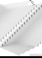 Mexen Kioto-X dušo sienelė Walk-in 130 x 200 cm, matinė 10 mm, šlifuota tamsiai pilka - 800-130-101-66-30-X