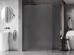 Mexen Kioto-X dušo siena Walk-in 140 x 200 cm, matinė 10 mm, ginklų pilka matinė - 800-140-101-66-30-X