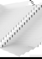 Mexen Kioto-X dušo pertvara Walk-in 70 x 200 cm, šerkšnas 10 mm, juoda - 800-070-101-70-30-X