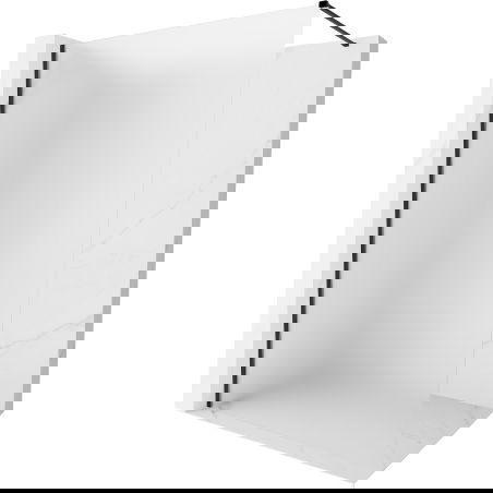 Mexen Kioto-X dušo sienelė Walk-in 120 x 200 cm, matinė 10 mm, juoda - 800-120-101-70-30-X