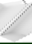 Mexen Kioto-X dušo siena Walk-in 140 x 200 cm, matinata 10 mm, juoda - 800-140-101-70-30-X