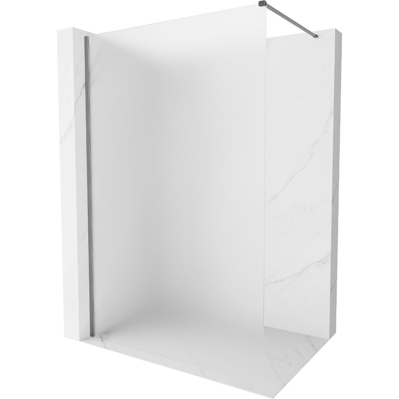 Mexen Kioto-X dušo siena Walk-in 100 x 200 cm, matinė 10 mm, gun metal - 800-100-101-95-30-X