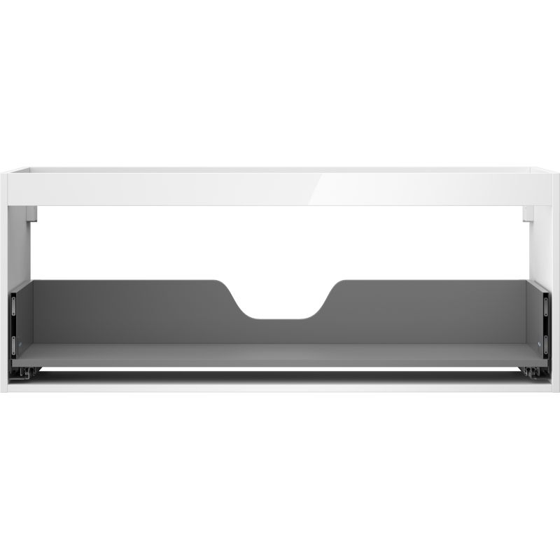 Mexen Box-A korpus praustuvo spintelė 120 cm, 1 stalčius, blizgi balta - 91AX0-1200-470-1-00