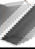 Mexen Kioto-X dušo sienelė Walk-in 90 x 200 cm, grafitas 10 mm, rožinis auksas - 800-090-101-60-40-X