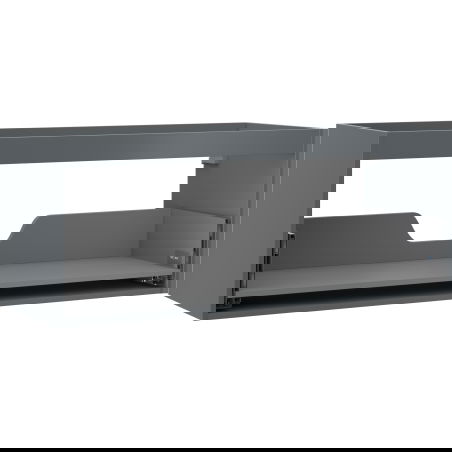 Mexen Box-A spintelės korpusas po praustuvu 120 cm, 1 stalčius, matinis grafitas - 91AX0-1200-470-1-66