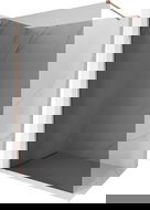 Mexen Kioto-X dušo siena Walk-in 150 x 200 cm, grafito 10 mm, šlifuotas varis - 800-150-101-65-40-X