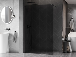 Mexen Kioto-X dušo sienelė Walk-in 90 x 200 cm, grafitas 10 mm, šlifuotas ginklų pilkumas - 800-090-101-66-40-X