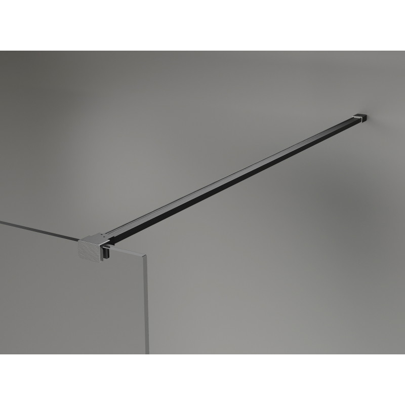 Mexen Kioto-X Dušo sienelė Walk-in 110 x 200 cm, grafitas 10 mm, ginklų pilkas šlifuotas - 800-110-101-66-40-X